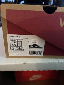 Black and White Vans 