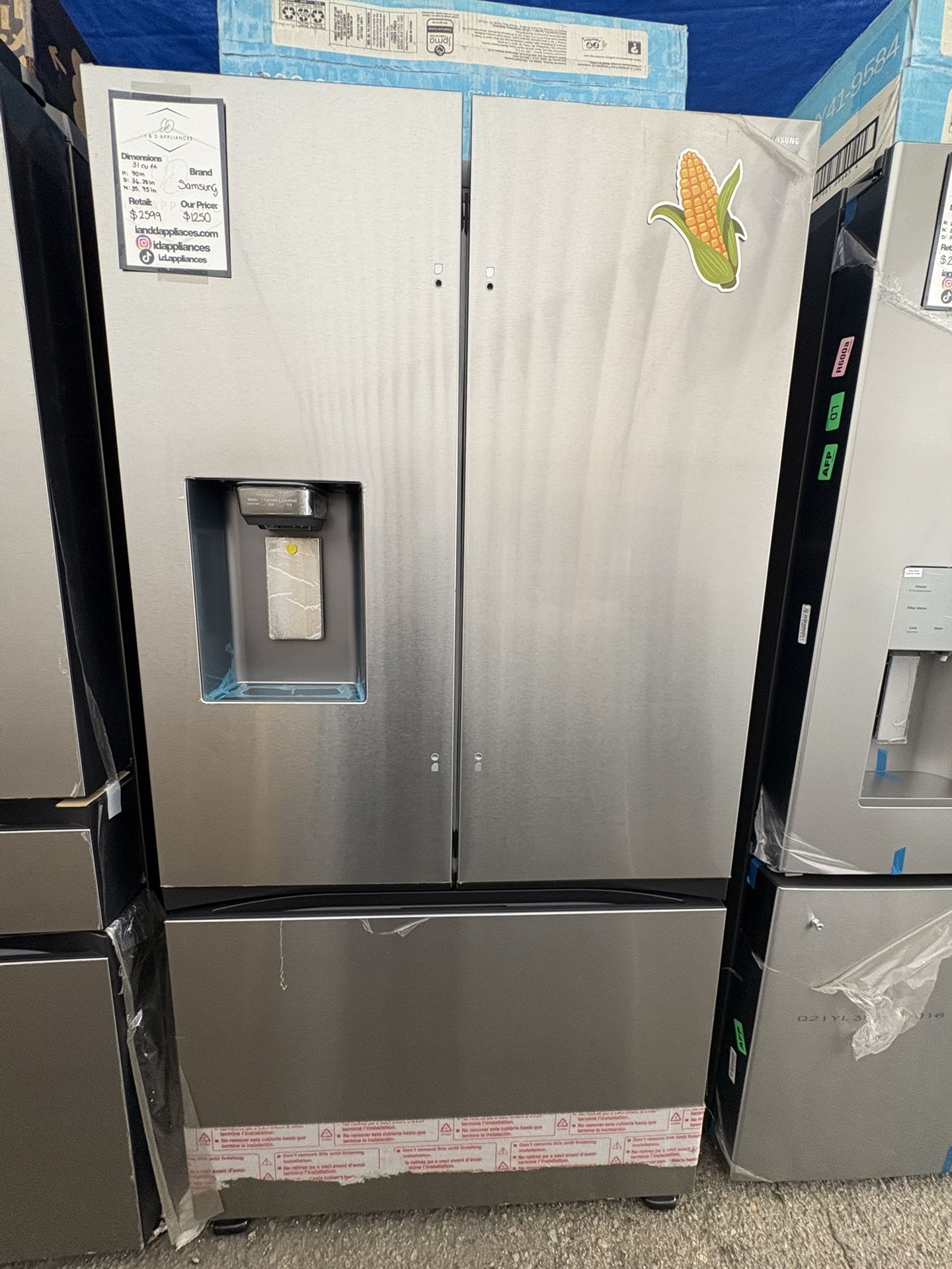 Samsung 3-Door French in Stainless Steel