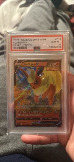 Flareon V PSA 10 Japanese Eevee Heroes
