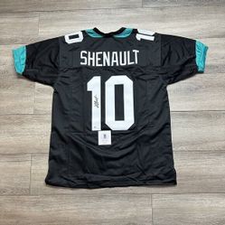 Laviska Shenault Autographed Signed Jacksonville Jaguars Teal Jersey Beckett COA 