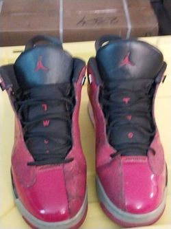 Size 13 red Jordans $100