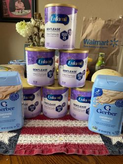 Enfamil Gentlease Formula and Oatmeal Cereal