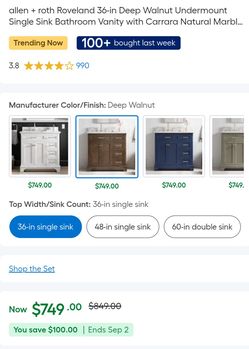New Bathroom Vanity