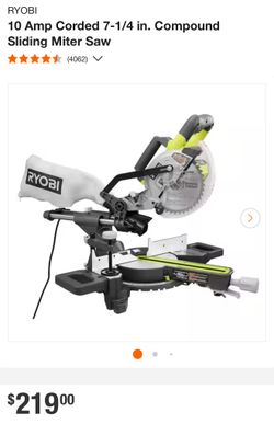 Ryobi Compound Miter Saw