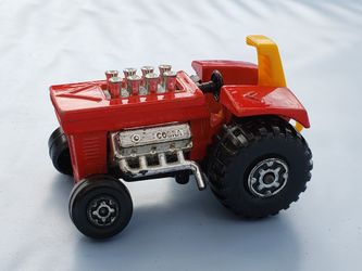 Vintage Matchbox Superfast 1972 Magenta Mod Tractor No. 25 Die-cast