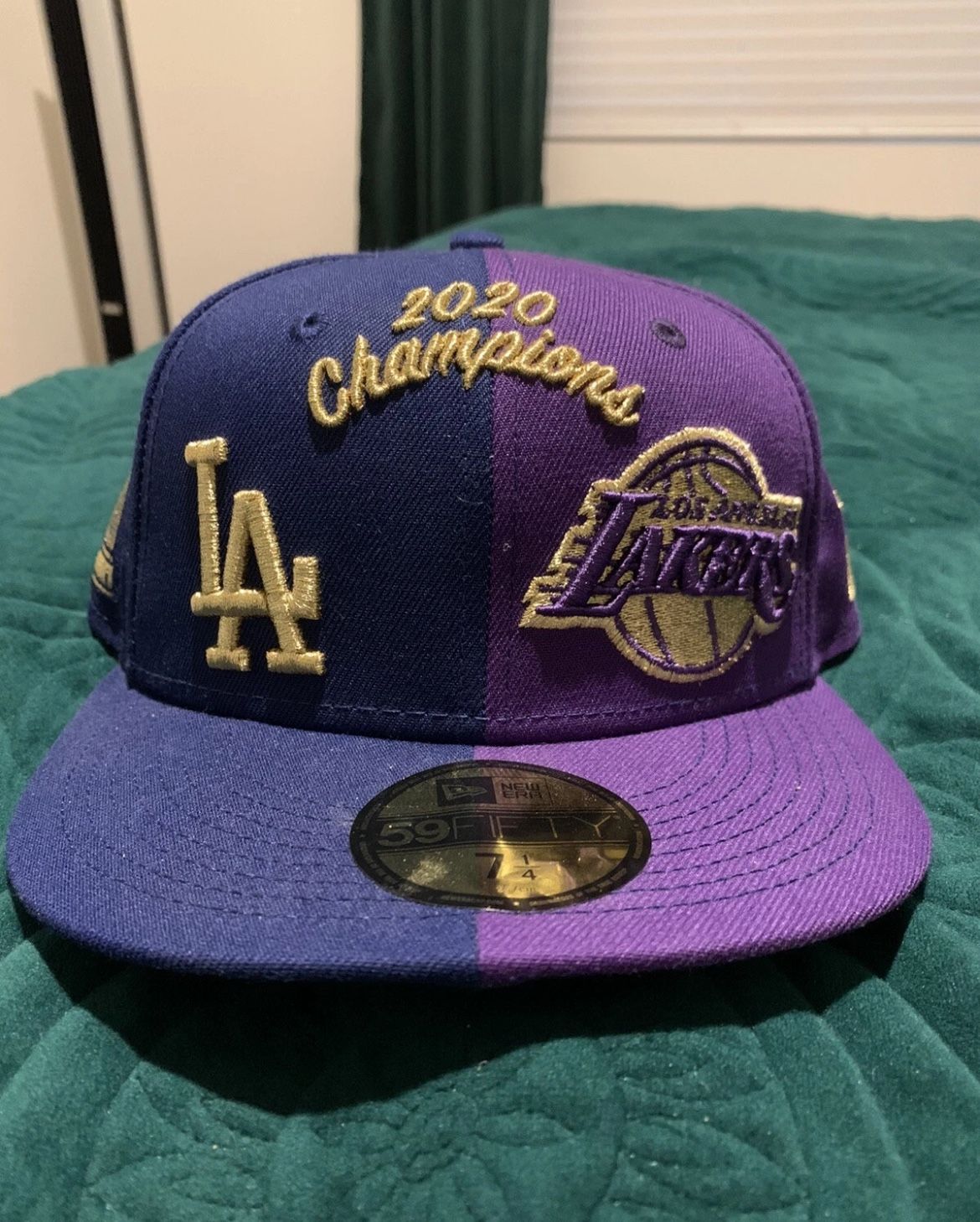 Los Angeles Lakers x Los Angeles Dodgers 2020 Championship Fitted (7 1/4)