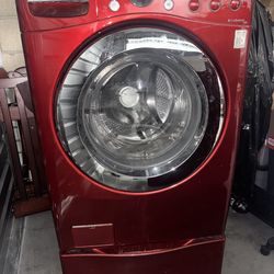 LG Washer & Dryer Front Load with Pedestal Set