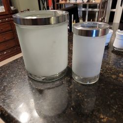 2 Ikea Containers Glass