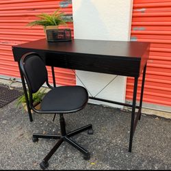 Office Desk Or Vanity Table With IKEA Chair