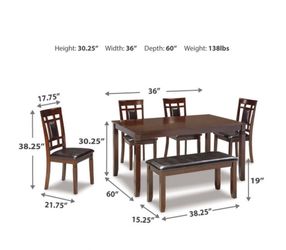6 piece dining room set