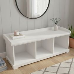 🔥 Pottery Barn Samantha Entryway Bench White Home Furniture Solid Durable Storage

Overall quality pre-owned condition