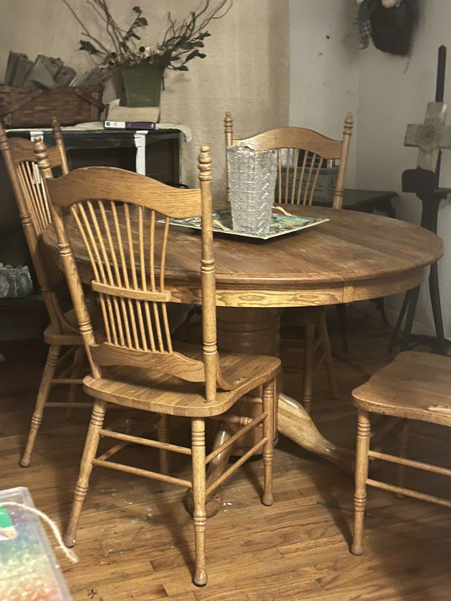 Danish wheat Table And Chairs