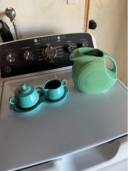 Fiesta Large Pitcher Sugar and Creamer Fiestaware