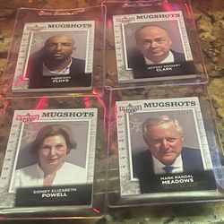 LOT- DECISION 2023 UPDATE MUGSHOTS / 47 MEADOWS POWELL CLARK FLOYD SSP THICK CARDS TRUMP
