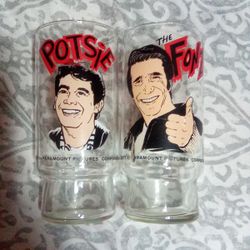 Happy Days Pizza Hut Collector Glasses