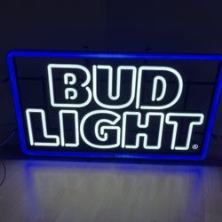 Bud Light LED Beer Sign