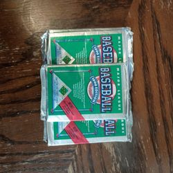 5 Packs Of 1990 Major League Base Ball Cards The Collectors Choice 