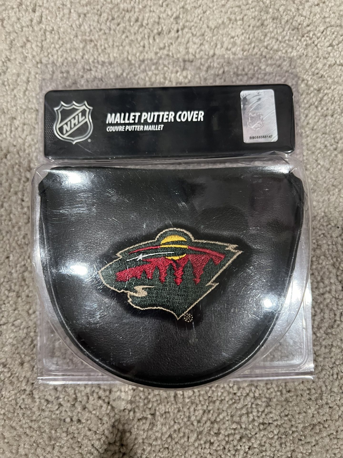 Minnesota Wild NHL Mallet Putter Golf Club Head Cover - Embroidered NEW
