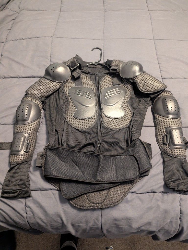 Brand New Motorcycle Protection Vest With Back Plate.
