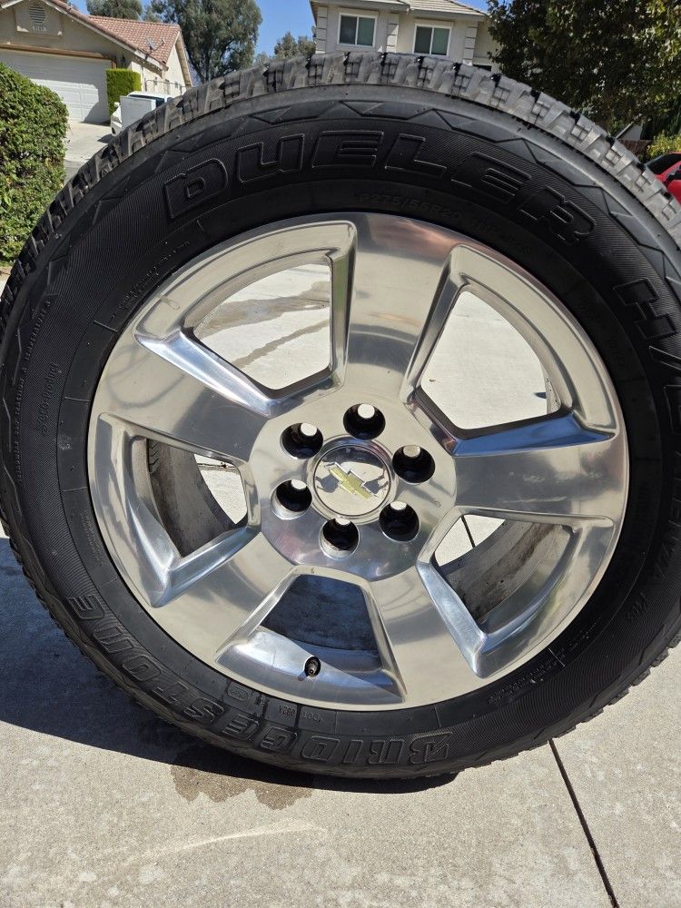 CHEVY Silverado Stock Rims W/ Tires