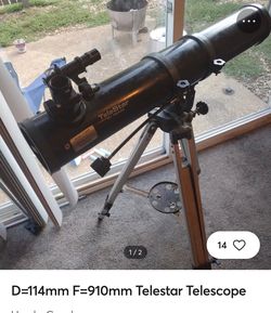 📌TELESCOPIO TeleStar   model ds-114       d= 114mm f= 910mm f/8.