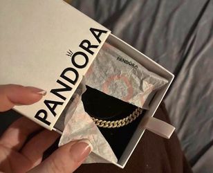 Pandora Cuban gold bracelet