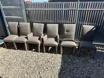 8 Upholstered ETHAN ALLEN Dining Chairs ~ CAN DELIVER!!!