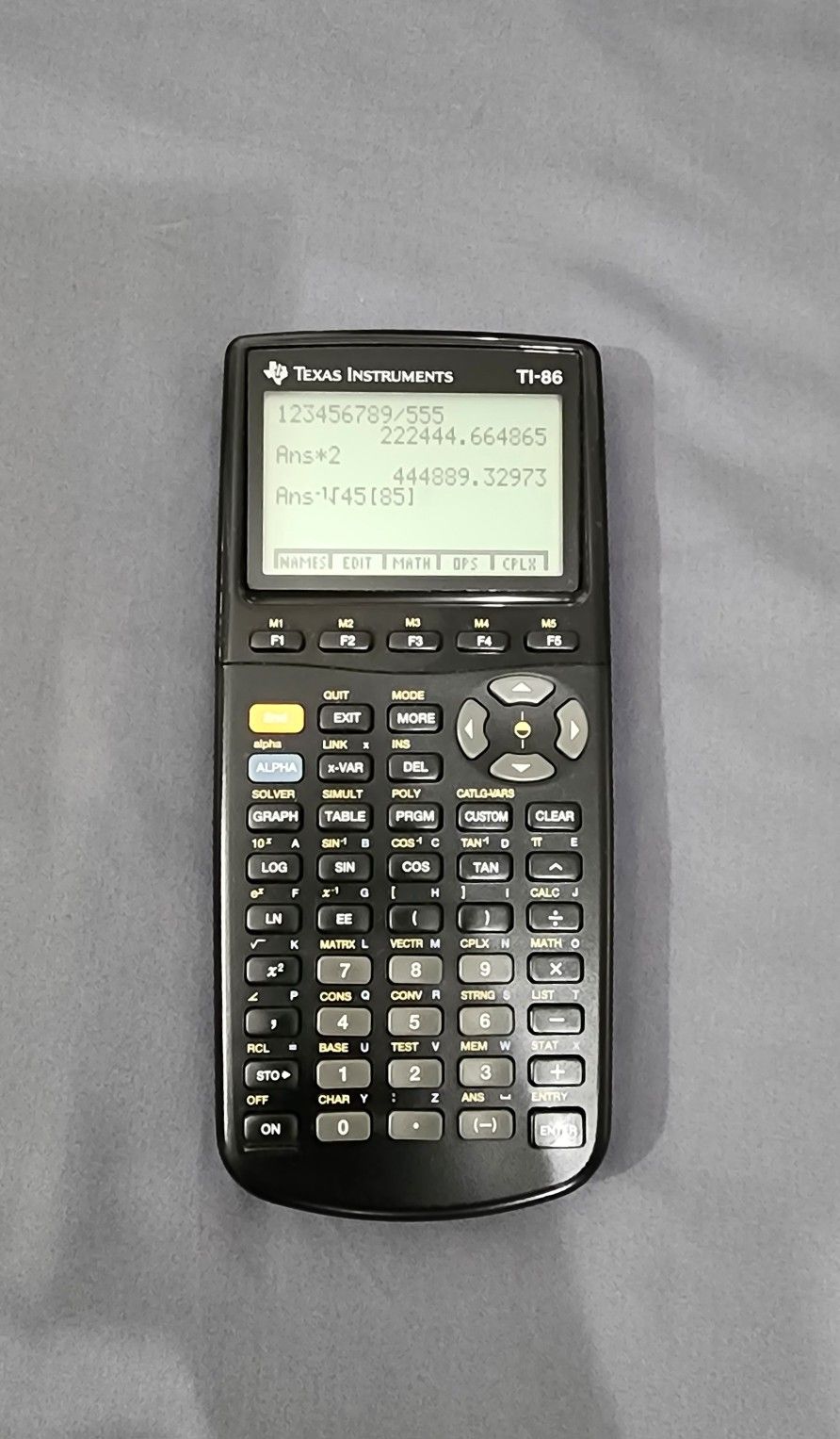 Texas Instruments TI86 Calculator for Sale in Pasadena, CA OfferUp