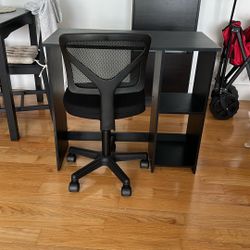 Small desk and chair