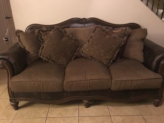 Sofa and loveseat