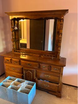 Dresser with  mirror