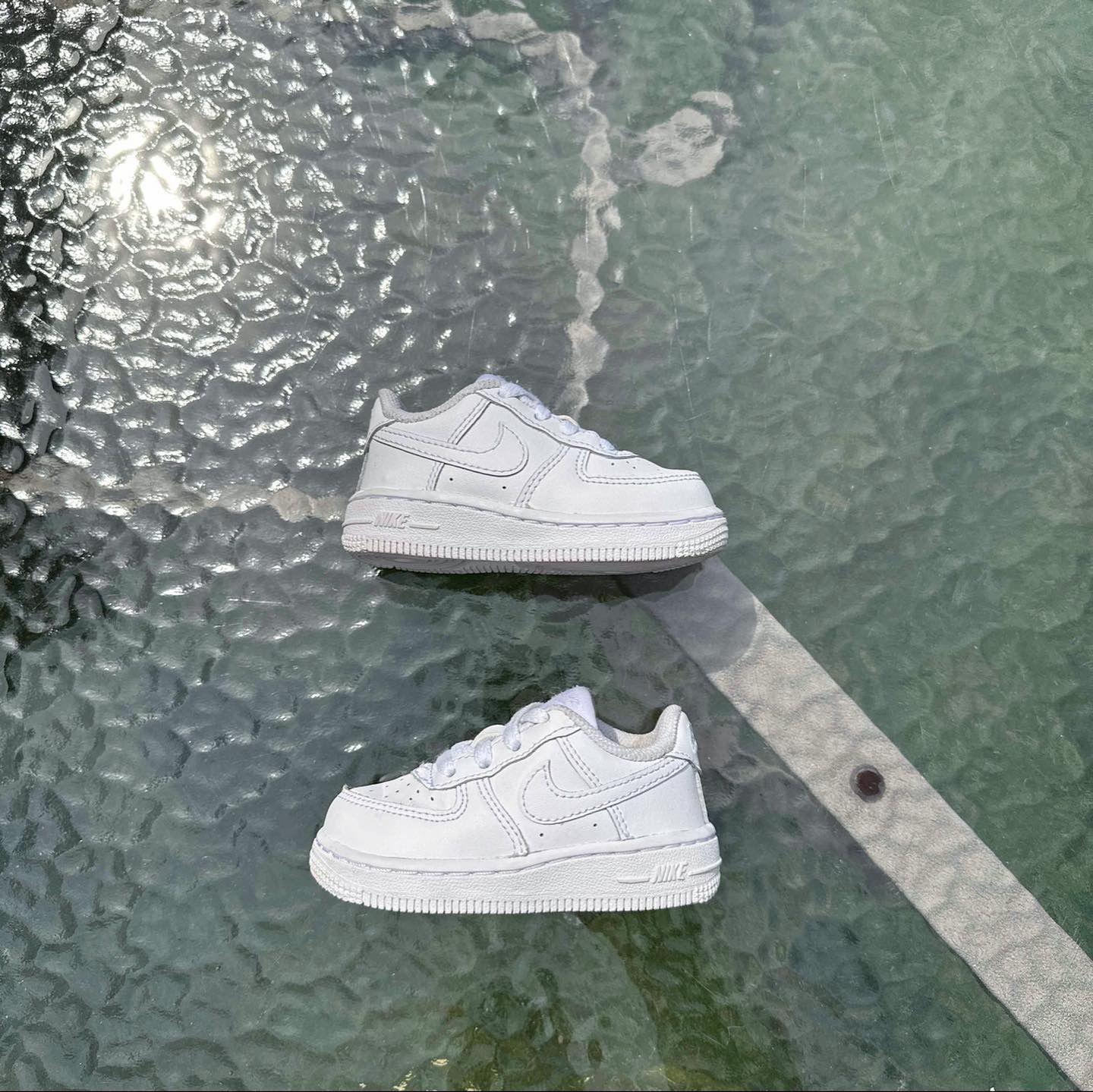 Nike Air Force 1 Triple White ‘06 Toddler Size 5c