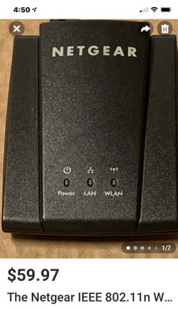 NETGEAR IEEE802.11 - mint condition original cost $60.00