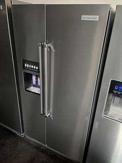 KitchenAid Side‑by‑Side Fridge – Stainless, Ice & Water