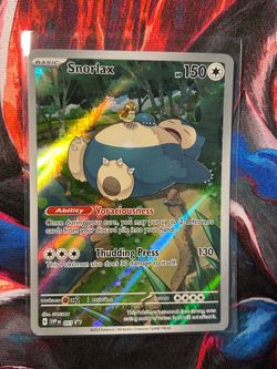 Pokemon Snorlax 151 Promo IR