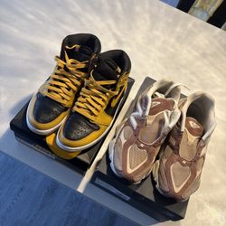 Nike and New Balance 