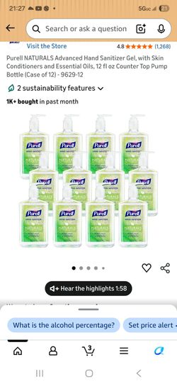 Purell NATURALS Hand Sanitizer Gel