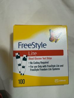 Freestyle 100 test strips