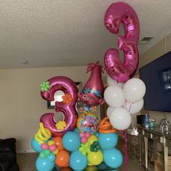 Trolls Balloon Decoration✨