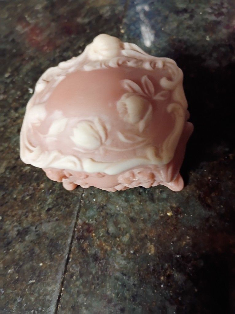 Vintage Genuine Incolay Stone Box