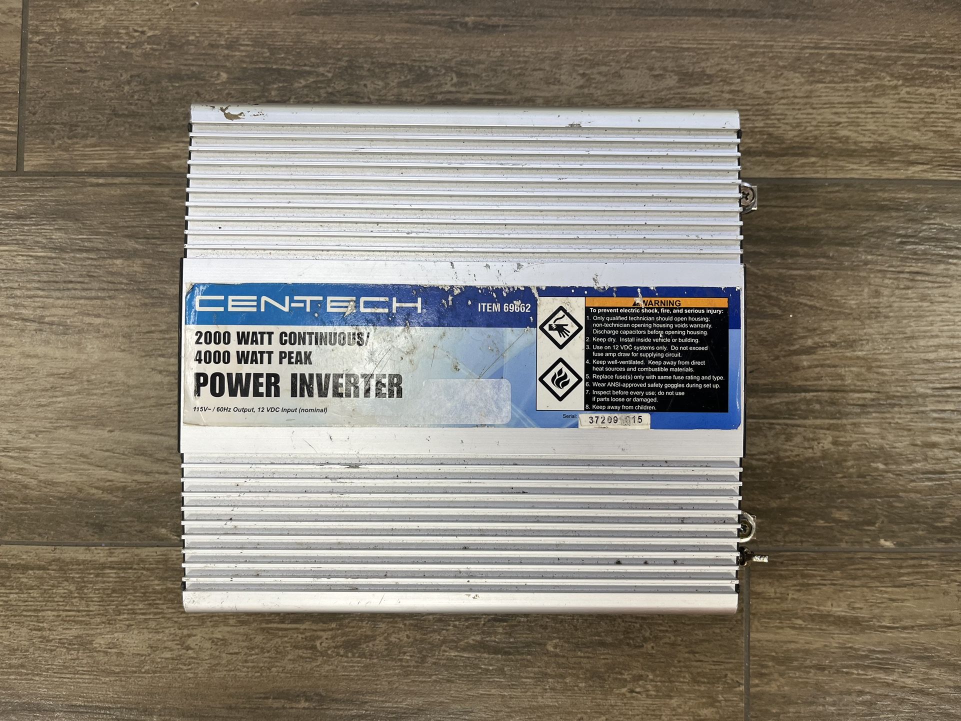 Cen-tech Power Inverter