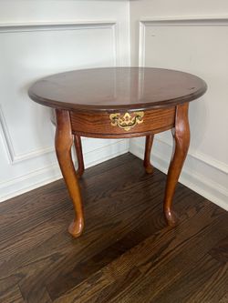 Wooden side table