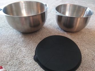 3 pc pampered chef mixing measuring bowls Thumbnail