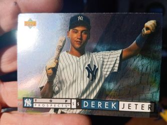 Derek Jeter Upper Deck Top Prospects Baseball Card