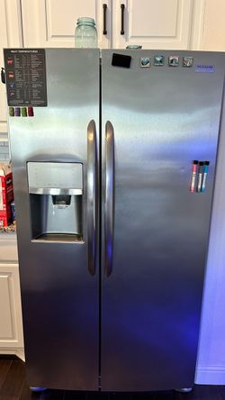 Frigidaire Gallery stainless steel side by side refrigerator