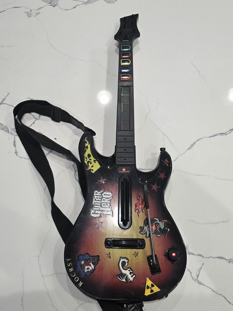 PS2 Guitar Hero Red Octane Wireless Sunburst Guitar