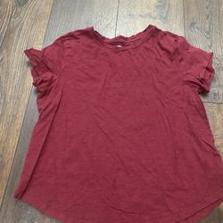 Women’s Burgundy Shirt Size Large By Old Navy #12