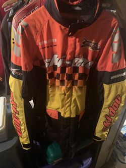 Light weight Snowmobile riding jacket Signed by Blair Morgan
