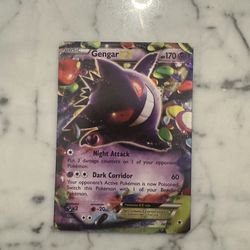 Gengar EX 34/119 Holo Rare EX Phantom Forces Pokemon LP