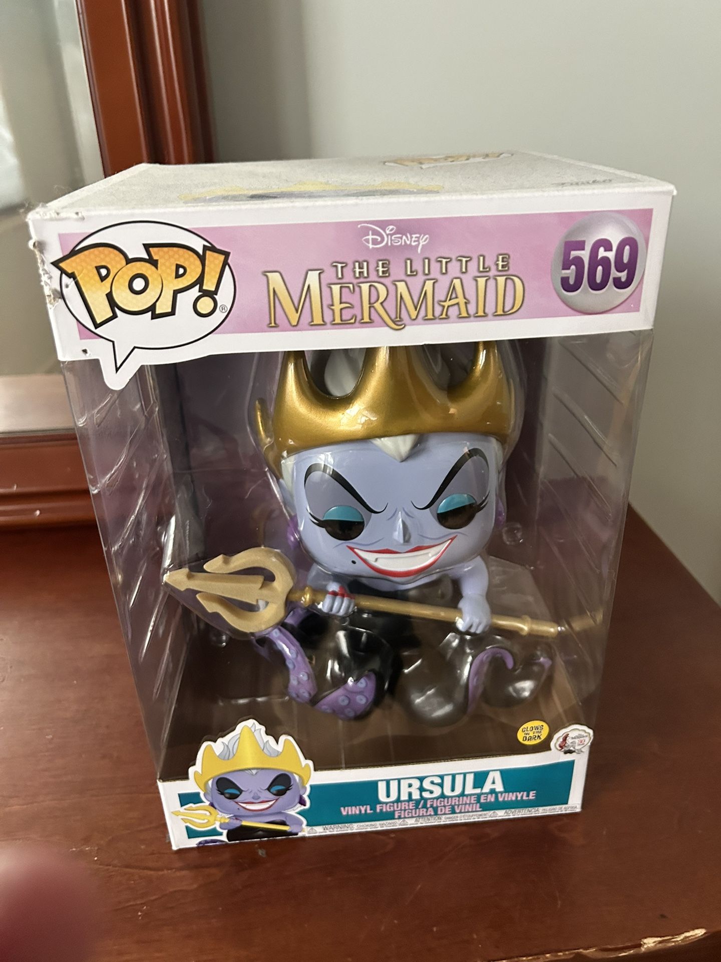 Ursula 10 Inch Glow In The Dark Funko Pop